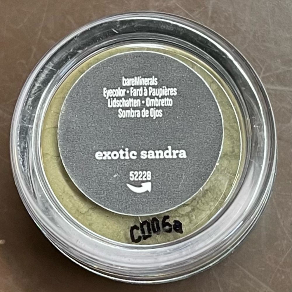Bare Minerals 0.28g/0.01oz Eyeshadow Exotic Sandra